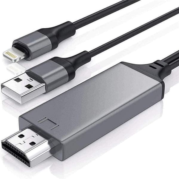 Lightning-HDMI-kaapeliadapteri, yhteensopiva iPhonen kanssa