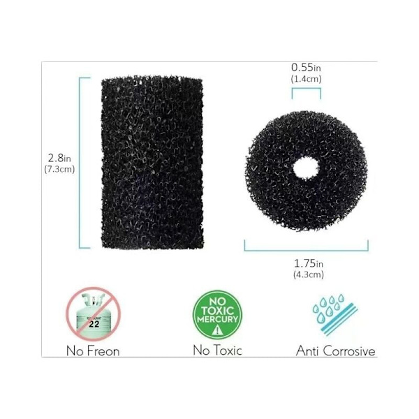 10 Polaris Hale Scrubber Reservedele til Vac-Sweep Pool Cleaner Slange Hale - Passer til 180,280,360,380,480,3900 Skum på Enden af Slangen KLB