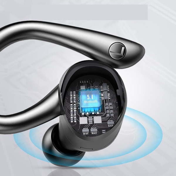 Bluetooth hodetelefoner sport, in-ear hodetelefoner trådløs Bluetooth trådløs KLB