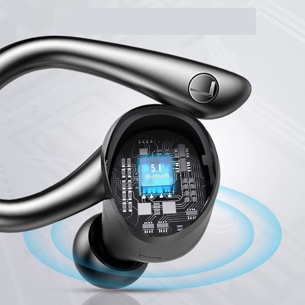 Bluetooth-hovedtelefoner til sport, in-ear-hovedtelefoner trådløse Bluetooth trådløse KLB