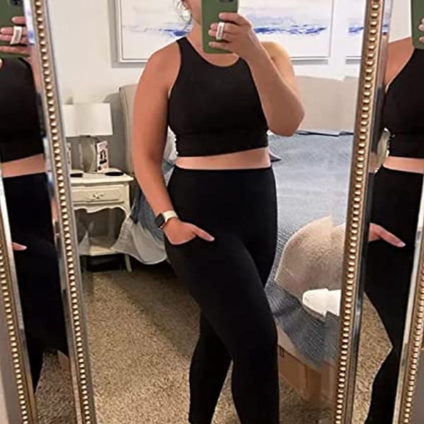 YOGA Damkläder Naked Feeling Träningsbyxor - Bekväma XXL KLB
