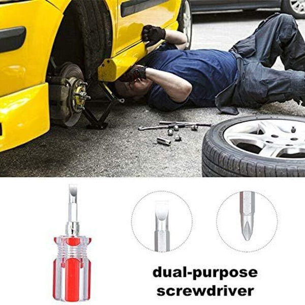 Mini Stubby-ruuvimeisseli Senrise Phillips pieni kompakti ruuvimeisseli KLB
