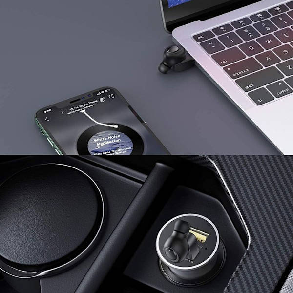 Trådlösa Bluetooth 5.0-hörlurar, bärbara, miniformat