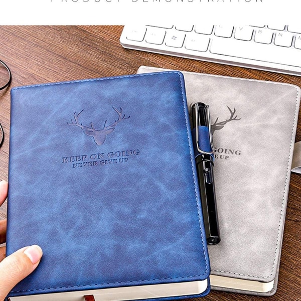 Notebook A5-fodrad, hårt cover, 360 sidor, 80 g/m² premiumpapper för KLB