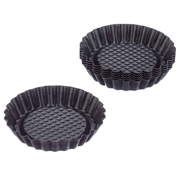 Klassiske minitarteletter 6 stk, tarteform 10 cm, liten terteform,