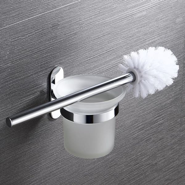 WC-harja ja pidike WC-harjasarja, ei porausta, ruostumaton teräs, KLB