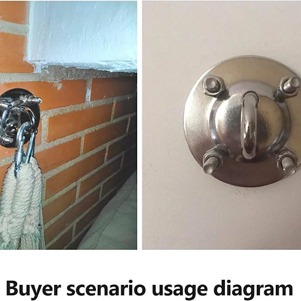Takkrokar, hängmatta, hängstol (2-pack)