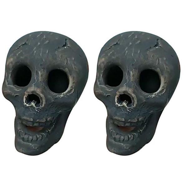 2 kpl keraamiset Halloween-luurangot Realistiset kallopään luut Aaveet