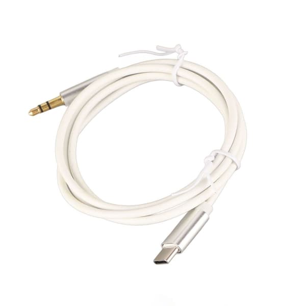 USB-C til 3,5 mm lyd Aux-kontaktkabel, stabil Type-C-adapter KLB