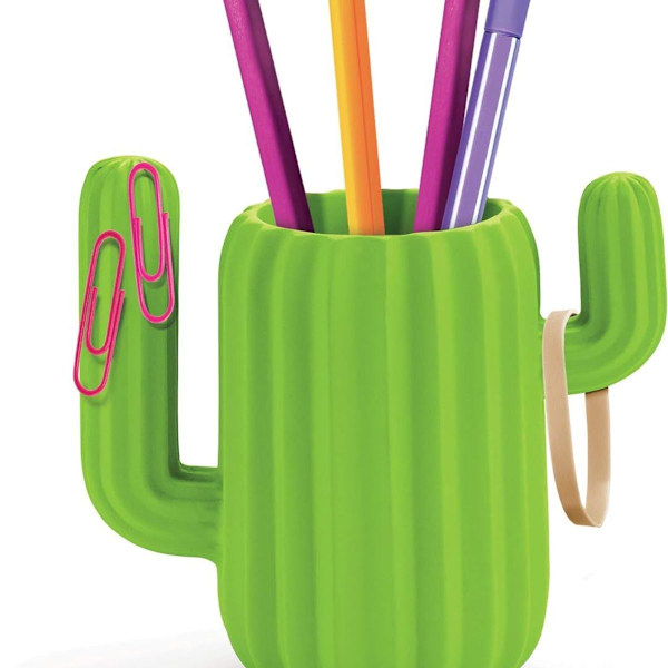 Pen holder skrivebordsarrangør - grøn kaktus KLB
