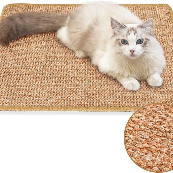 Naturlig Sisal Cat Scratching Matt beskytter tepper