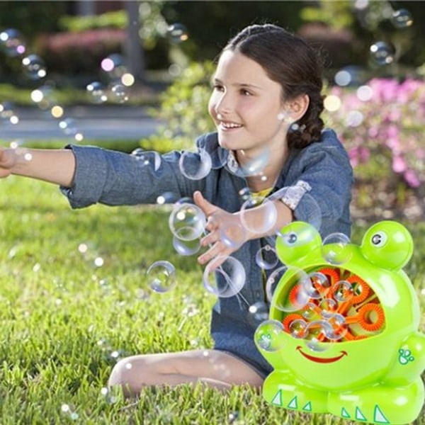 Automatisk bubbelmaskin för barn, leksak för utomhus- och inomhusbruk