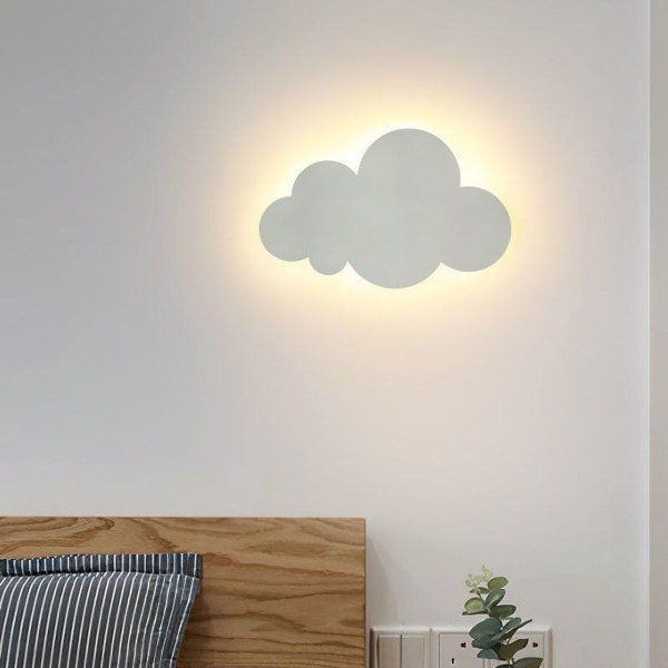 Sødt design skydæmpbar LED-væglampe 220V (hvid)