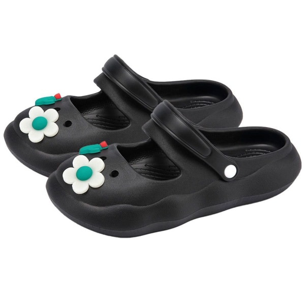 Børnehave Have Clogs Slip On Sko Sommer Strand Vandsandaler Sort