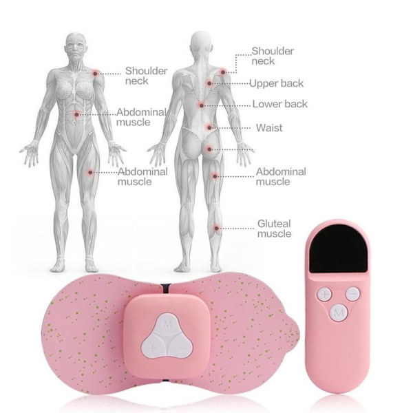 Bærbar Mini EMS Kropsafslappende Massager Elektrisk Akupunktur Massage