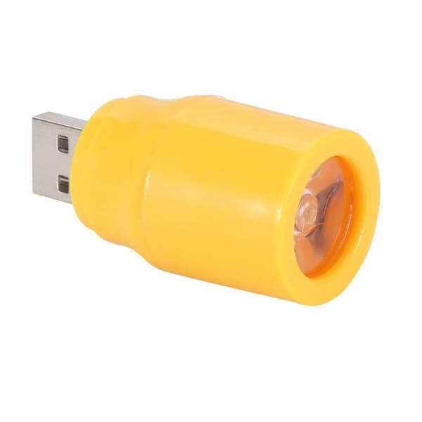 5V 1W langtidsholdbar mini USB LED-lampe i plast til studie KLB
