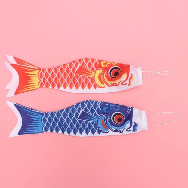 5 st. Japanska Karpfiskar Vindstrumpor Flagga Drakar