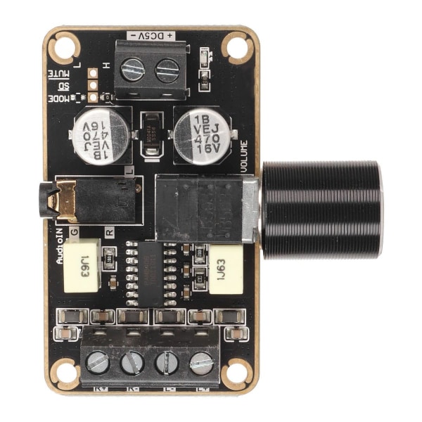 Ljudförstärkarkort 2x5W dubbelkanal stereoeffekt KLB