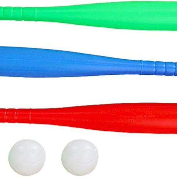 Barnens basebollträ, plastträ och bollset, kombination KLB