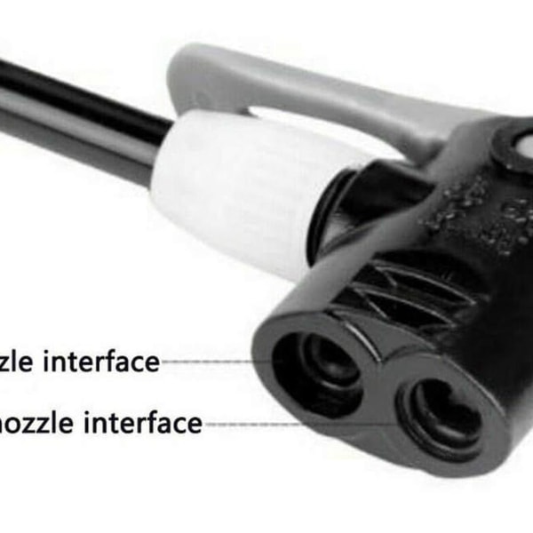 Automatisk cykelpumpe med reversible Presta- og Schrader-ventiler KLB