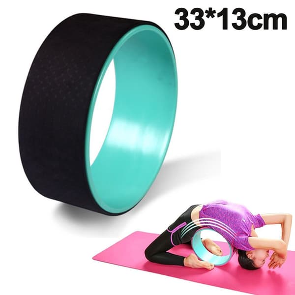 Yogahjul, blå + svart