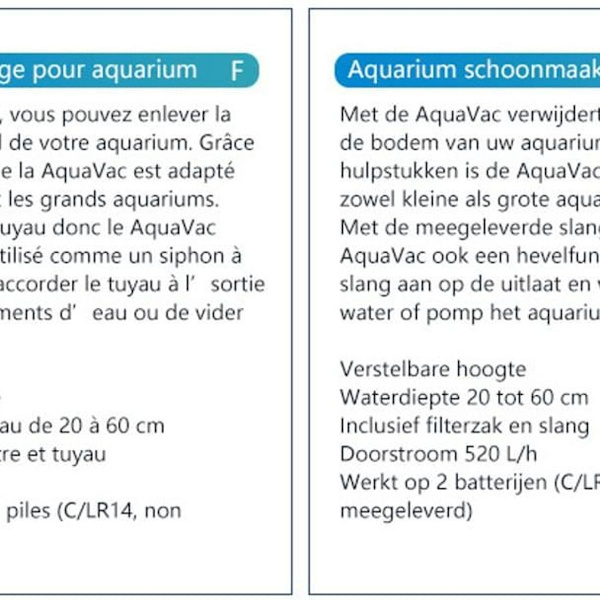 Elektrisk akvariumdammsugare sifon driven grus vatten