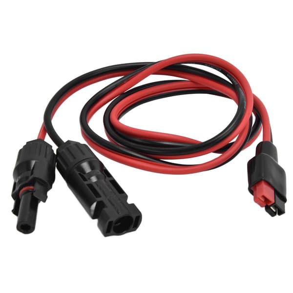 30A 600V 2,5mm² 1m solcelleforlengelseskabel messing flamme KLB