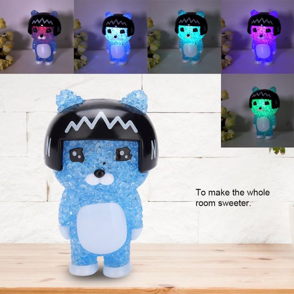 Jul LED Nattlampa Mini Toy Färg Ljus Söt Kattpresent KLB