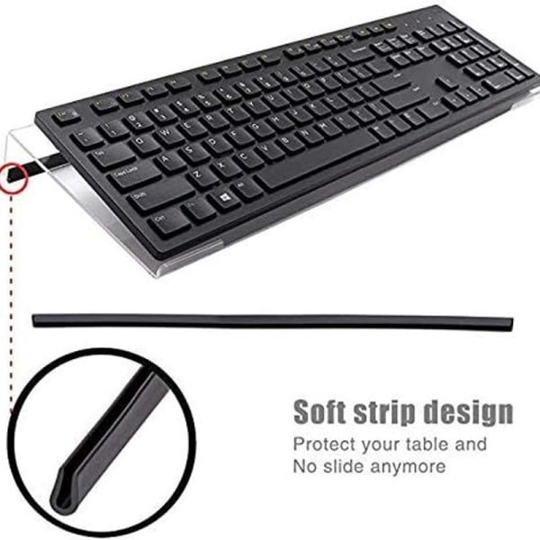 Ergonomic keyboard stand