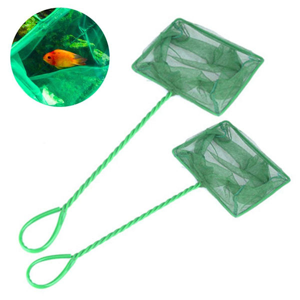 Akvariefisk net fiskenet med plasthåndtag KLB