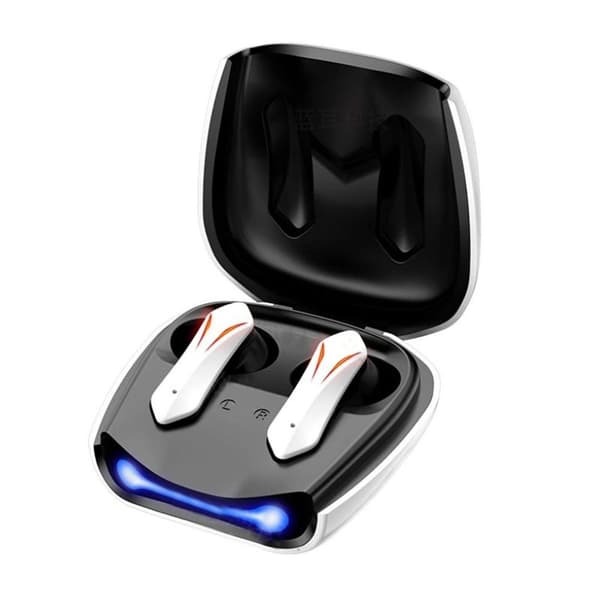 Bluetooth 5.2 -kuulokkeet, sisäänrakennettu mikrofoni, Bluetooth valkoinen