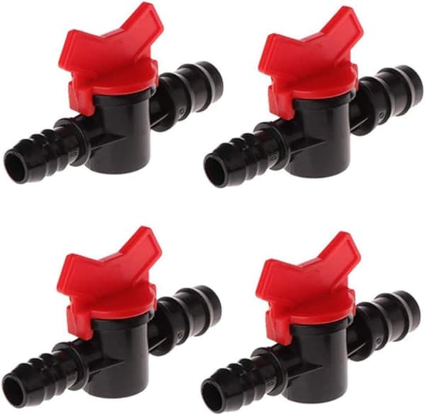 Ventilsprinklerbryter PE-plastventil akvarieaccessoarer med ventiler