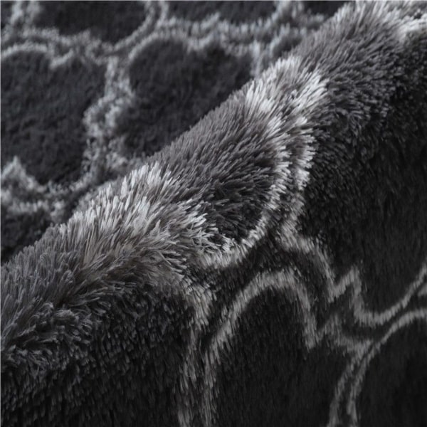 Fluffy shaggy fur teppe for soverom, stue