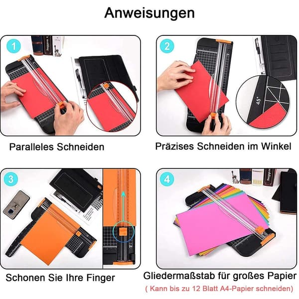 Papirkutter, A4 papirkutter, skjæremaskin med automatisk KLB