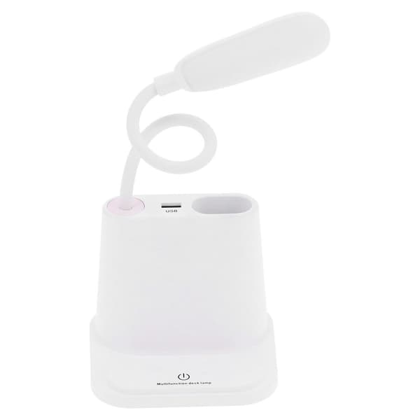 Multifunksjonell USB-oppladbar pennholder bordlampe for studenter KLB