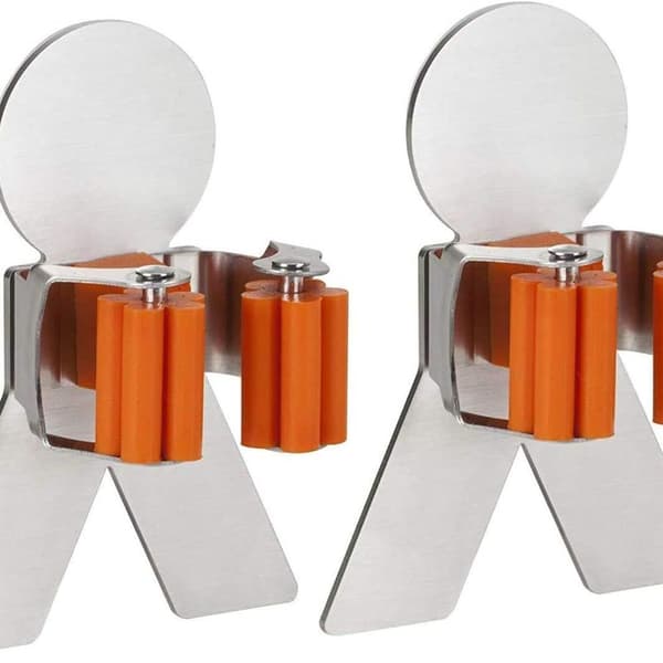 Kosterholder for mopp og kost, 304 børstet rustfritt stål &