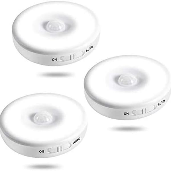 Bevegelsessensor LED-nattlys, oppladbare nattlys, KLB
