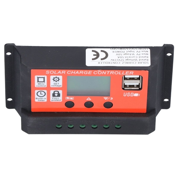 50A 12V 24V PWM aurinkolataussäädin 7-vaiheinen akku KLB