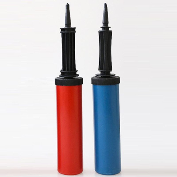 Manuell ballongpump 2-pack slumpmässig färg bra för pastell