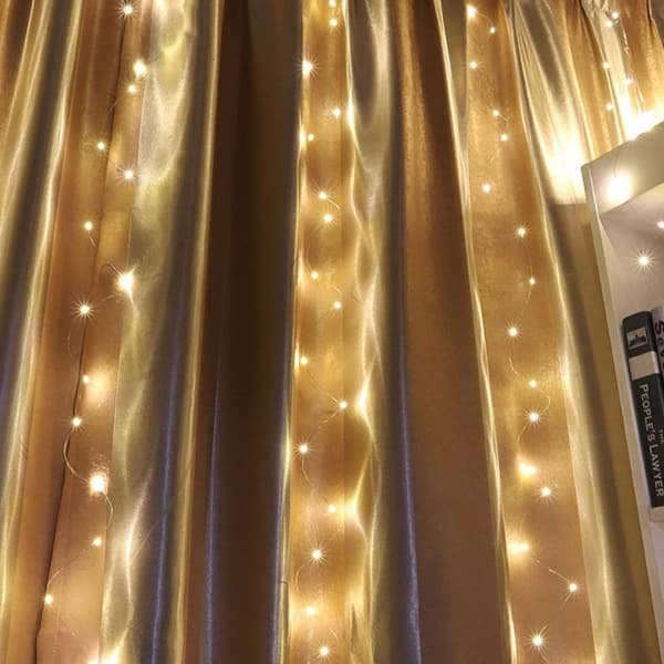 3x2m 200LED USB fjernkontroll kobbertråd fe lys 8 moduser KLB