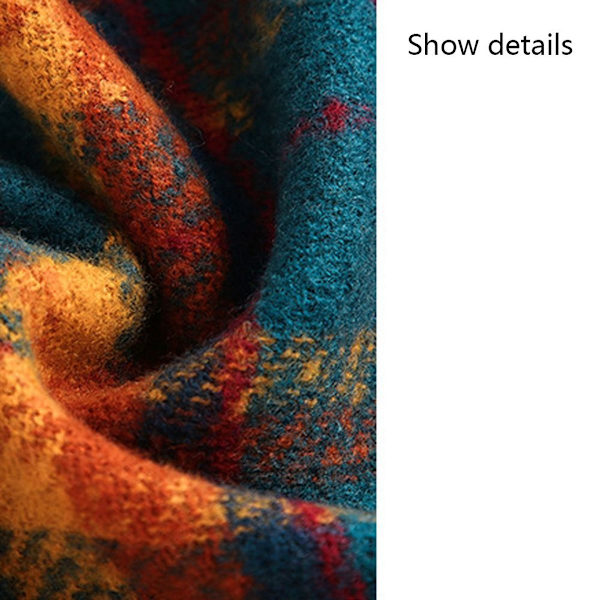 Whisperwool-huivi naisille. Ympyröity keltaisella