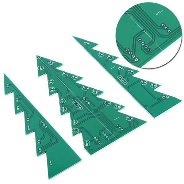 DIY PCB-modul julgran LED-kit KLB