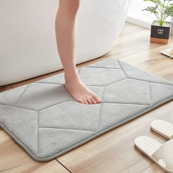 Halkskyddad badrumsmatta, superabsorberande badrumsmatta, badrumsmatta