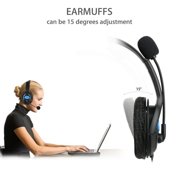 Kablet stereo gaming headset, støjreducerende hovedtelefoner