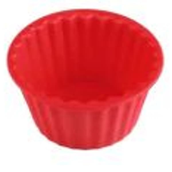 Gigant cupcakeform 3 stykker rød