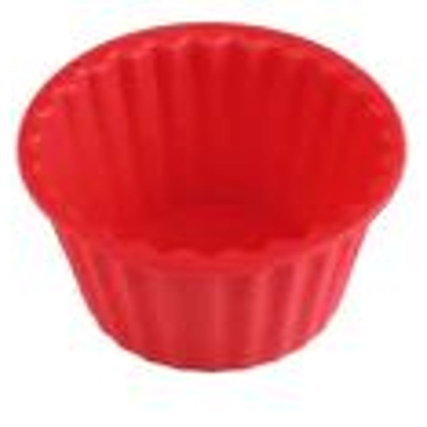 Jätteform för muffins, 3 delar, röd