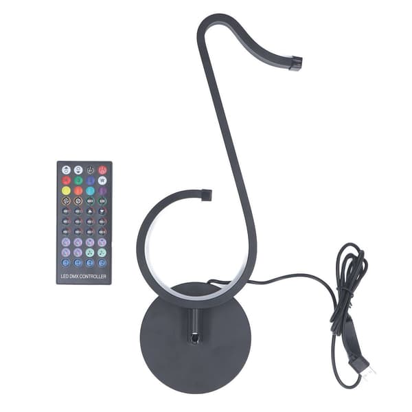 Musikklampe RGB musikalsk noteform lys KLB