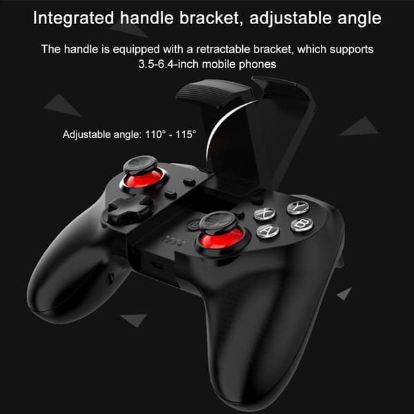 Oppgradert mobilspillkontroller, trådløs Bluetooth-gamepad joystick multimedia