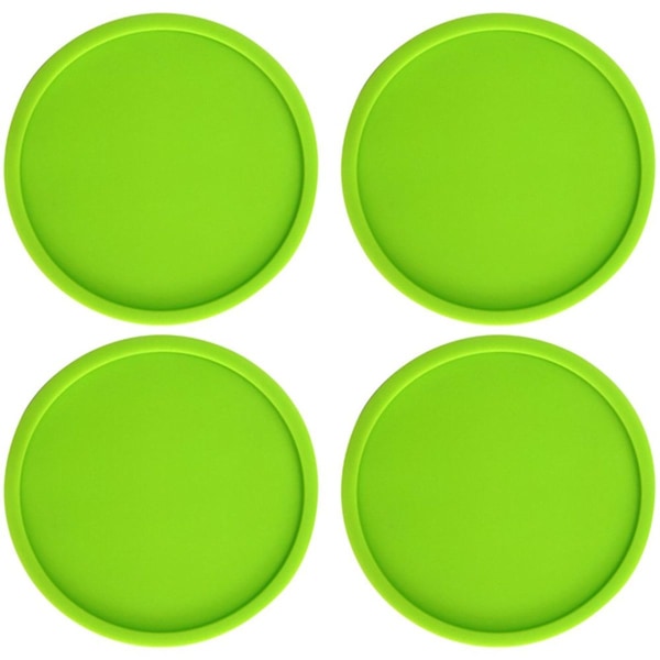 Silikon drikkeunderlegg Varmebestandig kopp Mate Soft Coaster Grønn