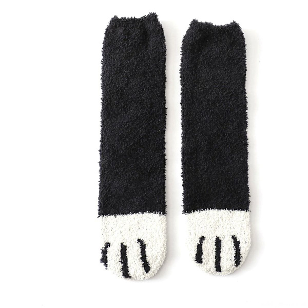 Dam vinter fuzzy strumpor varma mjuka mysiga fluffiga stil 2 KLB